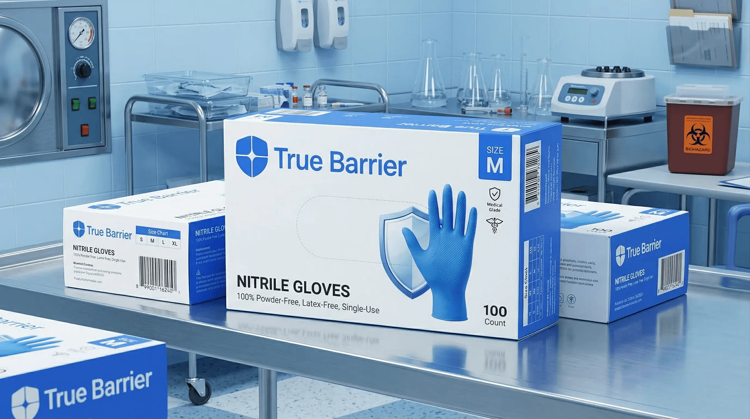 True Barrier packaging in a clinical setting