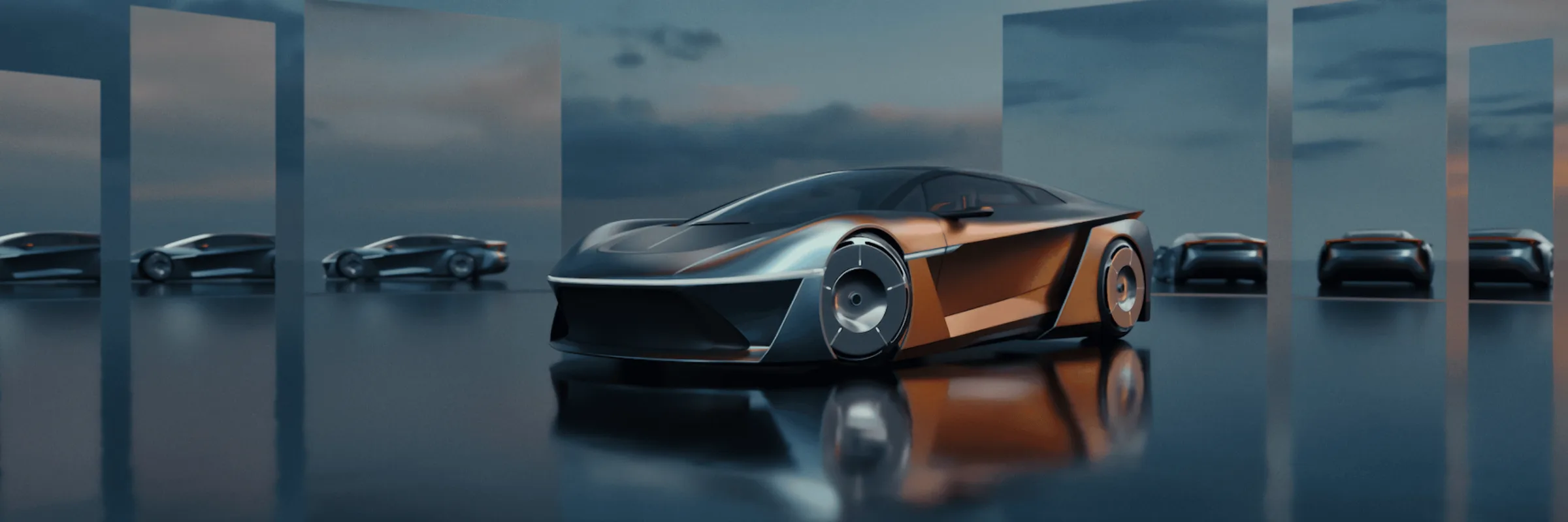 CGI vehicle lineup for the automotive summit